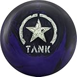 MOTIV Shadow Tank Bowling Ball | Light Oil | Purple/Black Pearl | Available in 14-16 pounds (14, Pounds)