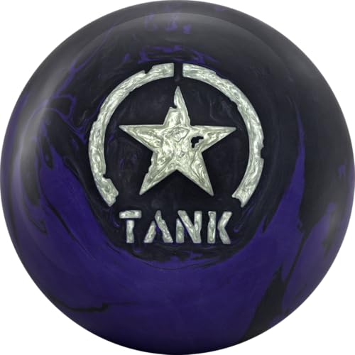 MOTIV Shadow Tank Bowling Ball | Light Oil | Purple/Black Pearl | Available in 14-16 pounds (15, Pounds)