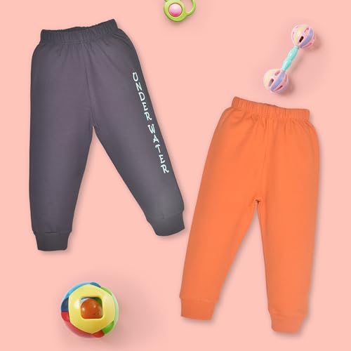 Image of LuvLap Baby Boys Full Sleeve Sweatshirt & Pyjama Sets, Pack of 2