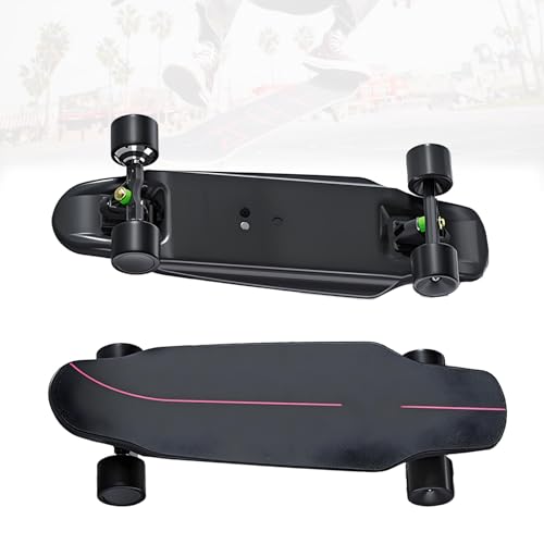 Skateboard électrique avec télécommande, longue portée (30 km), charge rapide, idéal pour les trajets et les aventures en plein air