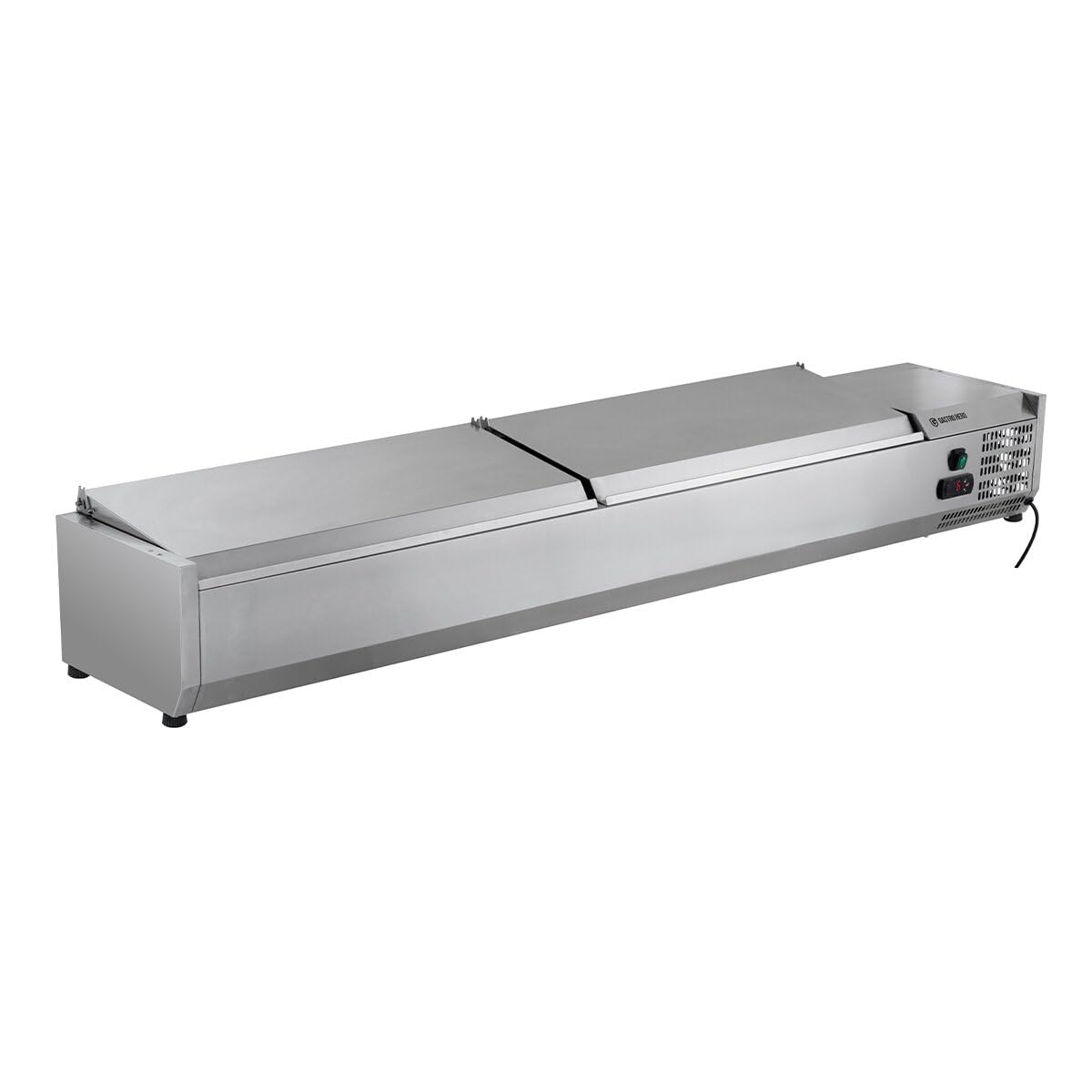 GastroHero Saladette à poser ECO 9 x GN 1/4 | CHR Fournitures de la restauration