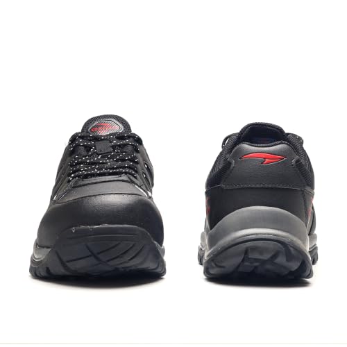 Image of ASIAN Protective-01 Men's Safety Shoes | Breathable Mesh Upper, Heavy-Duty Grip Sole, Lace-Up Work Shoes for Construction & Factory Use