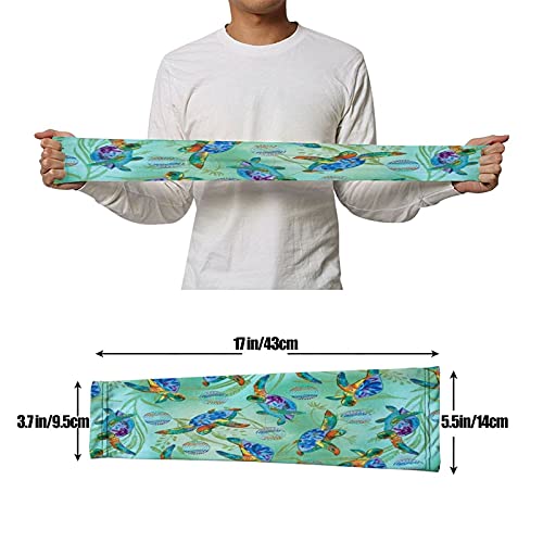 Zeeschildpadden Uv zonbescherming arm mouwen koeling sport compressie mouwen - Image 6
