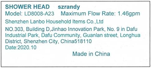 Miniatura 9 de APzek Cabezal de ducha LED con manguera y soporte de brazo de ducha, cabezal de ducha de mano de alta presión con filtro de ahorro de agua que