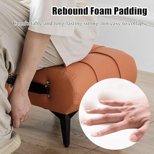 Pouf portable avec siège rembourré confortable et design moderne - 4