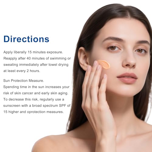 Jgppe Heartleaf Korean Sunscreen for Face SPF 50+, Silky Moisture Tinted Sun Essence, Broad Spectrum UVA/UVB Protection, Lightweight & Non-Greasy, No White Cast, 50ml (1PC)