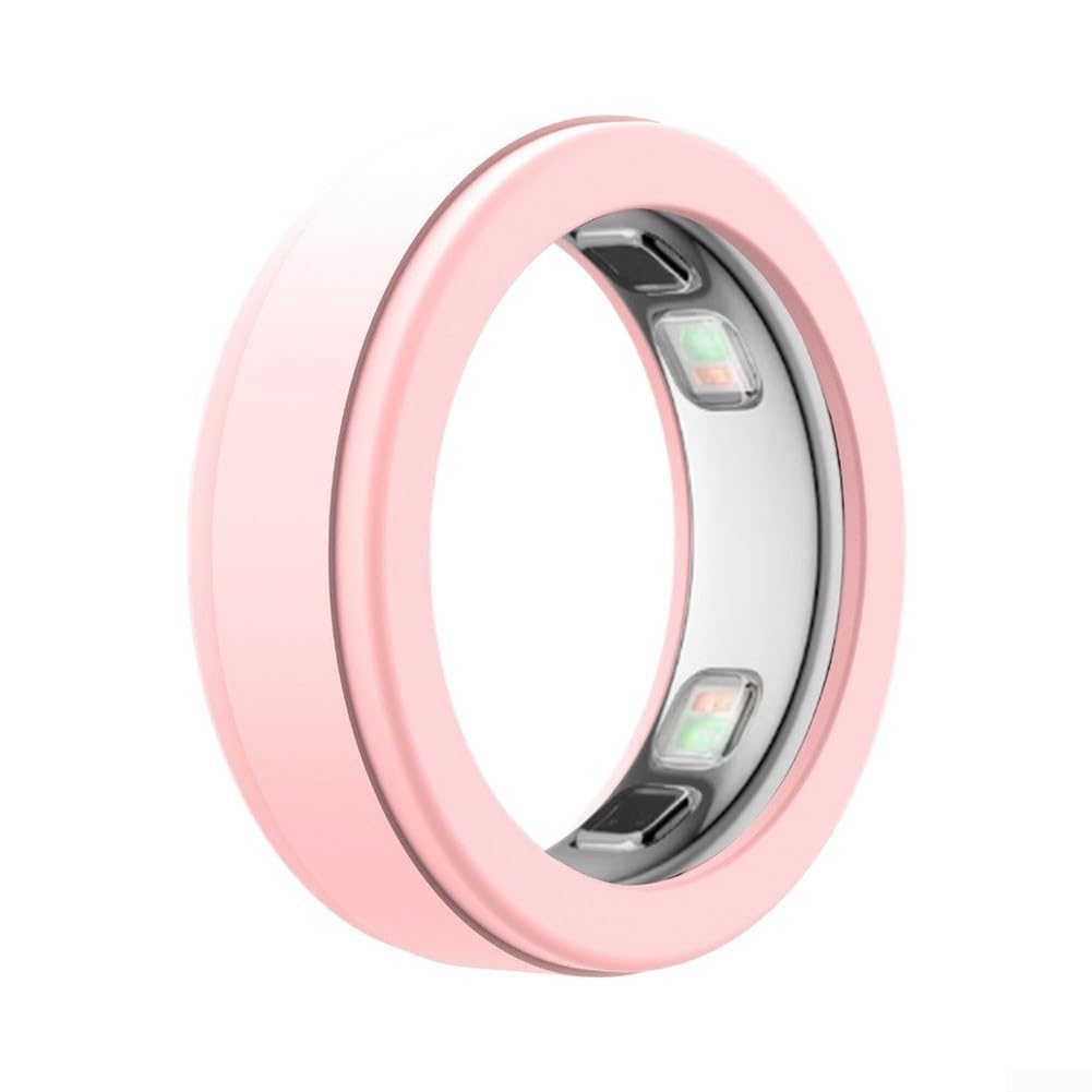 Leichte Silikon-Schutzhülle für Oura Ring 5 mit kratzfester Hülle, weiche tägliche Fitness-Hülle (transparent S)
