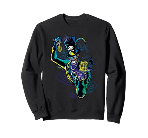 Sweatshirt Disney Villains Dr. Facilier voodoo magic col rond pull noir mode homme femme