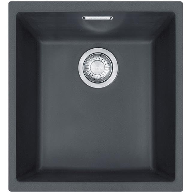Franke Sirius 2 S2D 110.34 évier en résine 34x41cm sous plan Noir 125.0252.227