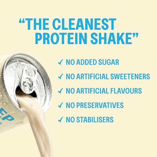 REP Vanilla Protein Shake | Only 5 Ingredients | 20g Protein | No Artificial Sweeteners | No Artificial Flavours | No Added Sugar | Clean Protein Shakes Ready To Drink | 8 x 250ml - Image 6