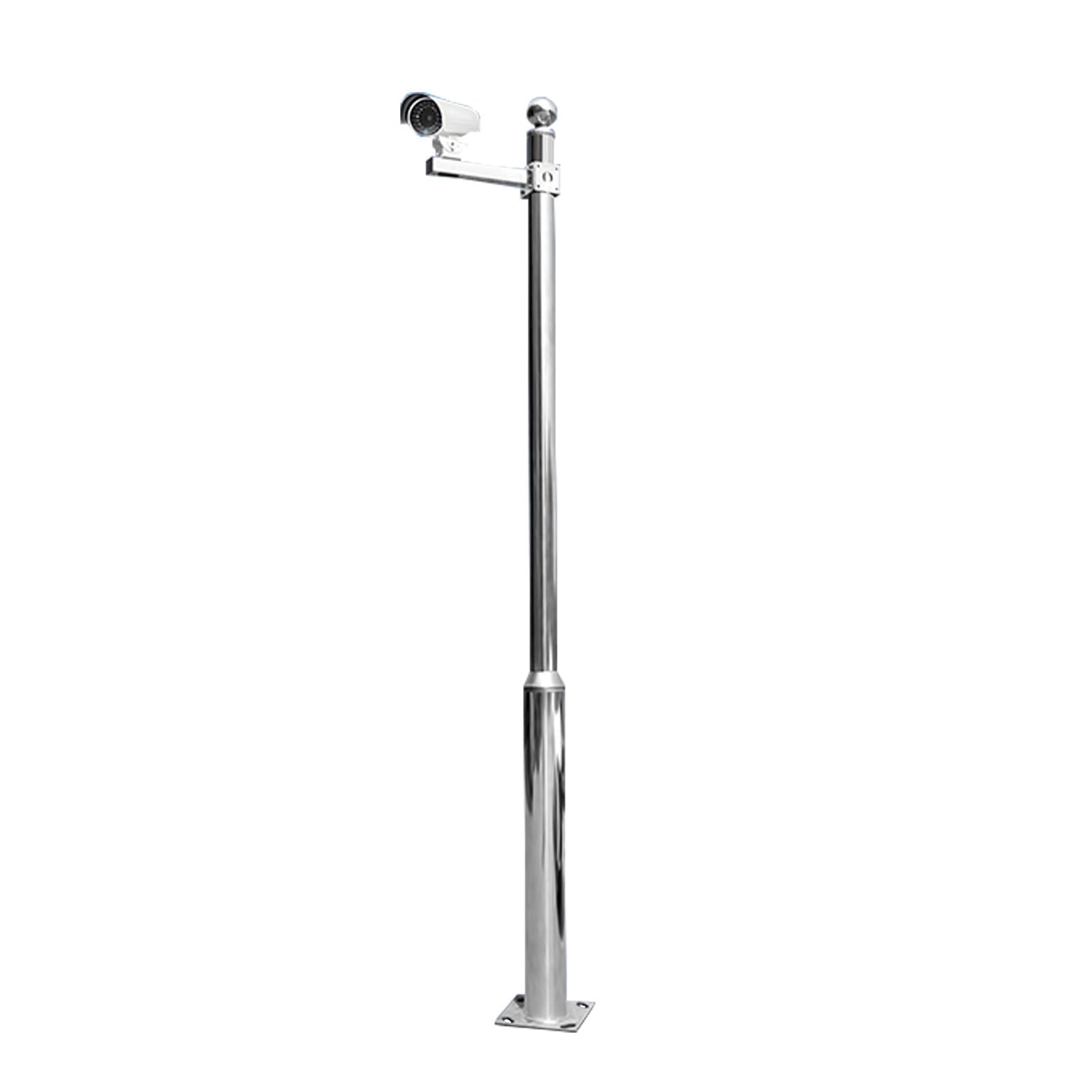 Kamera Halterung, Halterung für Kamera Überwachung, Überwachungskamera Aussen Mast, Universal Security Camera Halter(600cm/236in)