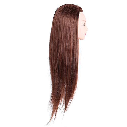 Cabeça de manequim com cabelo, cabeleireira, cosmetologia, prática de cabeleireiro, manequim, cabeça
