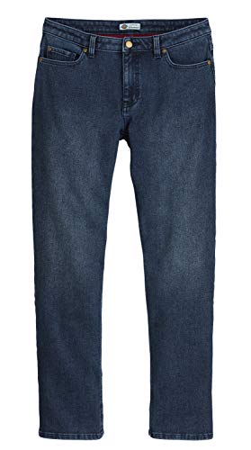 Dickies Women's Warming Temp-IQ Flex Denim 5-Pocket Work Jean, Medium Stonewash, 8