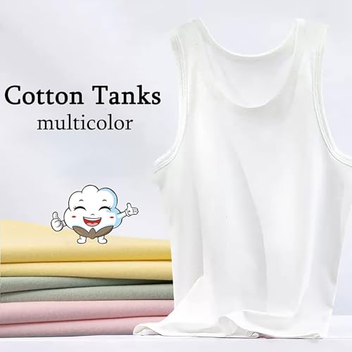 Boys Undershirt Tank Top - 5 Pack Cotton Undershirt Sleeveless Shirts for Kids Girls Or Boys for 2-10 Years4