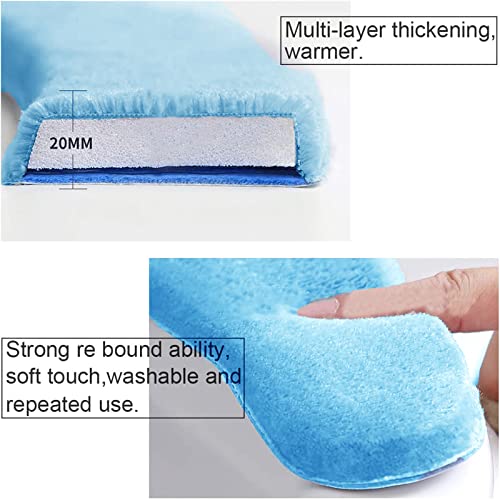 ROMINVIC WC Sitzkissen,Toilettensitzauflagen Waschbar Tuch,Memory WC Sitzkissen,Elektrostatische Absorption WC Sitz,für Damen, Erwartete Mamas, ältere Menschen – Bild 5