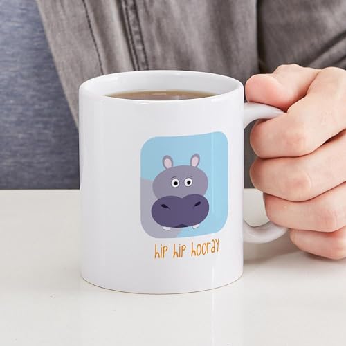 Taza de cerámica de 11 oz Hip Hip Hooray miniatura 6