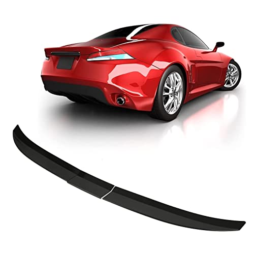 Spoiler Universale per Barra Portellone Posteriore, Set da 3 Pezzi in ABS Nero Lucido Alerone Regolabile con Nastro Adesivo 3M per Auto SUV Station Wagon