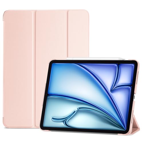 ProCase Funda para iPad Air 11 Pulgadas 2026 (M4) / 2025 (M3) / 2024 (M2), Compatible con iPad Air 5ª Gen (2022) / 4ª Gen (2020) 10,9 Pulgadas, Delgado, Ligero, Soporte Lápiz   Rosa