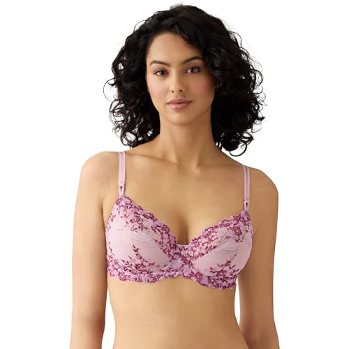Wacoal Women's Embrace Lace Unlined Underwire Mid Coverage Bra, 65191,