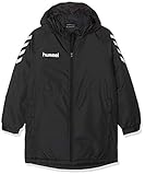 Chevrons an den Schultern hummel Kinder Core Kids Bench Jacke, Schwarz, 164