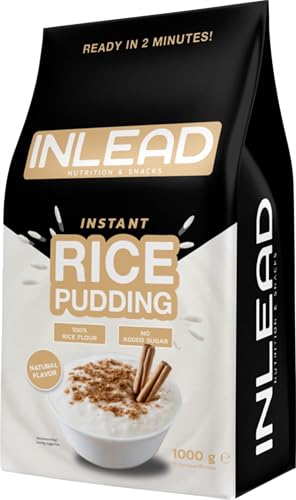 INLEAD - Instant Rice Pudding - Reispudding | Geschmacksneutral | Schnelle Zubereitung & Cremige Konsistenz | ohne Zucker und künstlichen Zusätzen - 1000g