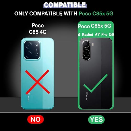 Image of COVERBLACK Soft Rubber Silicon Clear Case Back Cover Compatible for Mi REDMI A7 Pro 5G - Transparent