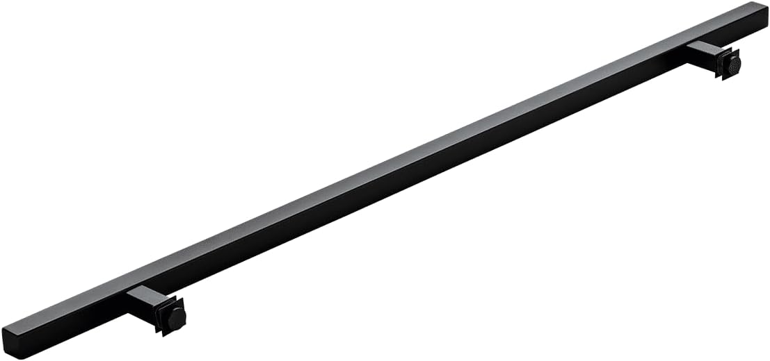 Prima Decorative - Door Pull Handle Square 24″ Single Side Stainless Steel 304, Black