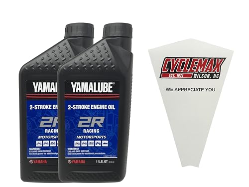 Cyclemax Two Pack compatible Yamaha Yamalube 2R Racing Oil
