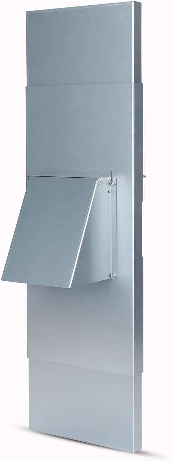 TOPOWN Galvanized Steel Window Dryer Vent for 4" Dryer Vent