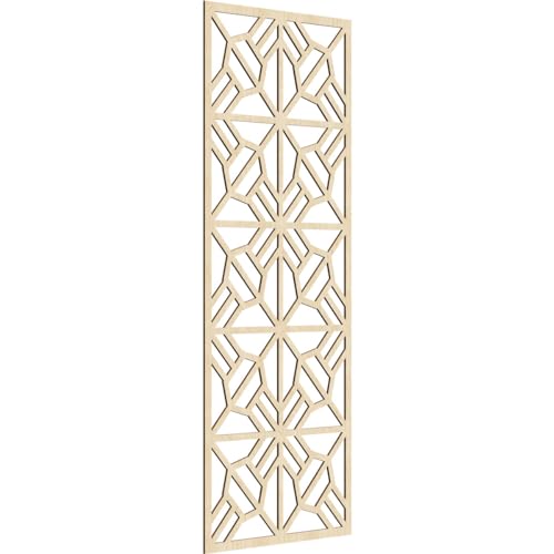Image of Auburn Decorative Pierced Fretwork Wood Wall Panels, 31 3 /8 inchW x 79 3 /8 inchH x 1 /4 inchT, Birch