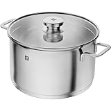 ZWILLING ツヴィリング 「 ポウリスティック ストックポット 24cm 」両手 深型 寸胴 鍋 ステンレス 底面3層構造 IH対応 6.0L 【日本正規販売品】 Pouristic 65563-240-9