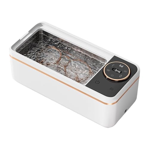 Máquina De Limpieza De Joyas - Limpiador Ultrasónico De 450 Ml, Limpiadores Eléctricos Multifuncionales | Collares, Pendientes, Anillos, Gafas De Vista Pendientes De Botón Dormitorio De Viaje Hogar