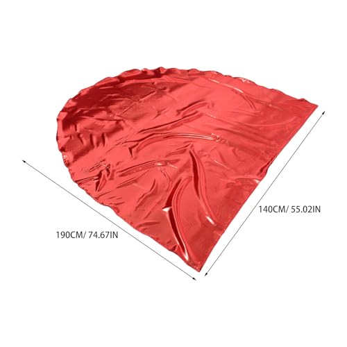 Bandera diseño sofisticado roja para baile y eventos infantiles 3