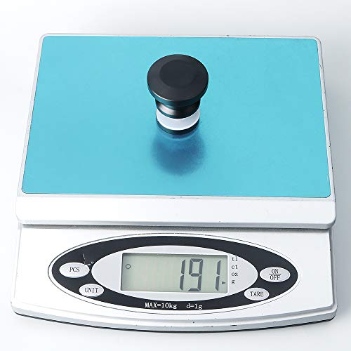 Alise Single Sided Shower Glass Door Knob Handle Pull 1-3/5Inch Dia,Solid Sus304 Stainless Steel Matte Black Finish #TOP6