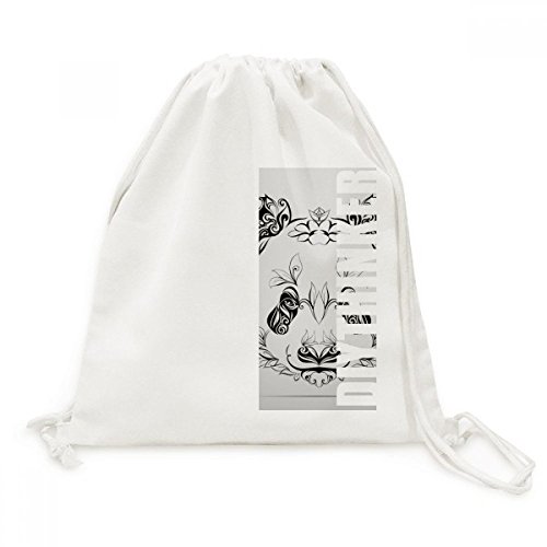 Toile Drawstring Backpack Voyage Sacs Animaux Panda Géant Fluffy Toile