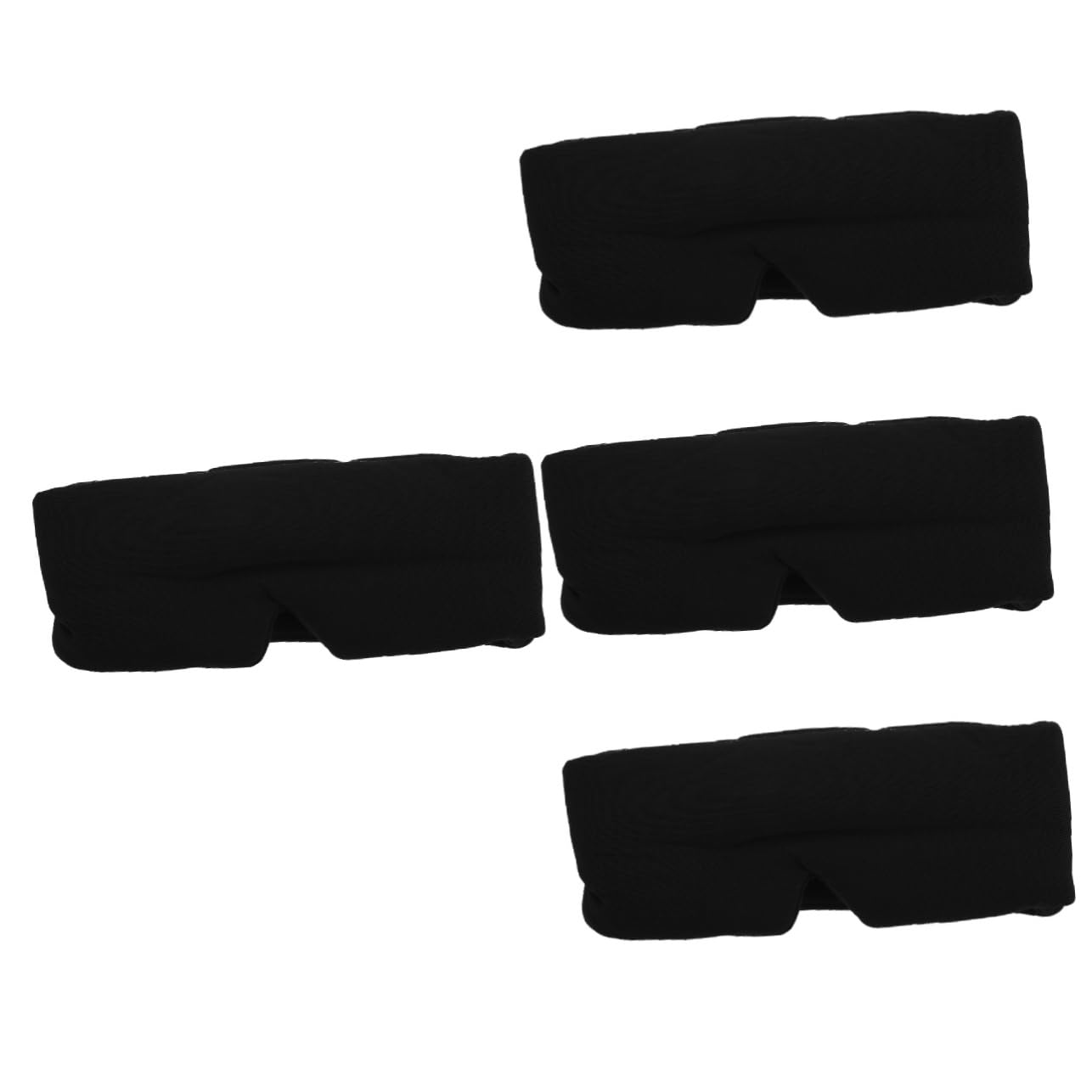 FOMIYES 4 Pièces Des Lunettes De Protection Voyage Masques Protège-yeux Patchs Oculaires Pour Oreiller De Secours Pour Les Yeux Le Fard à Paupières Multifonction Coton Modal
