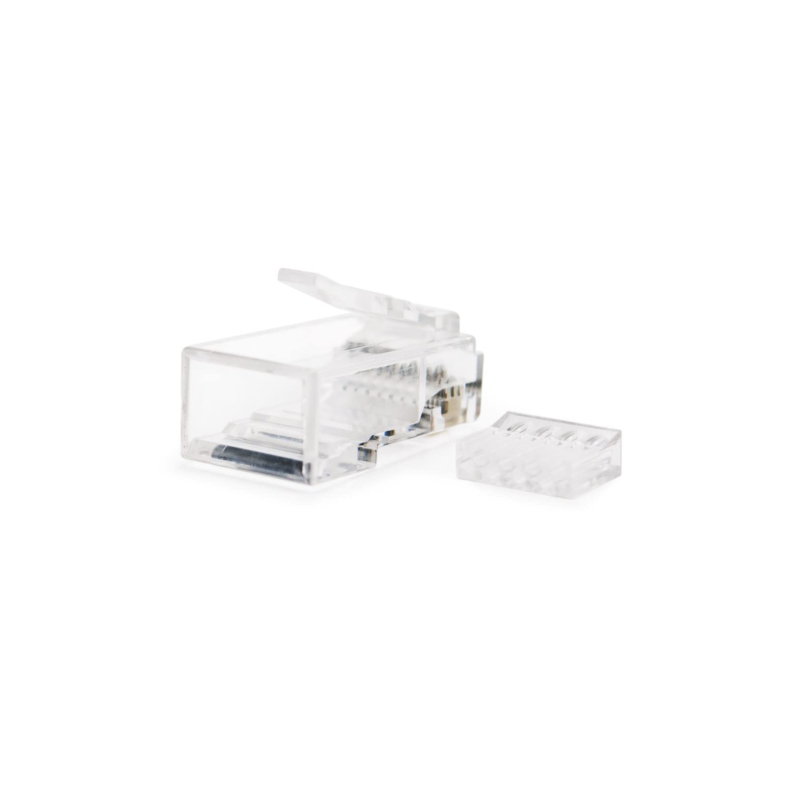NANOCABLE CONNETTORE RJ45 8 FILI CAT.6 50 UNITÀ BORSA Trasparente