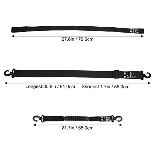 BESPORTBLE 3Pcs Transportadora Correia Transportadora Snowboard Ski Boot Ajustável Alça de Ombro Sli