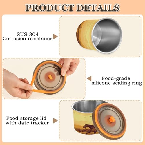 Bote de Café de Acero Inoxidable ATTX 900ml con Tapa Hermética miniatura 4