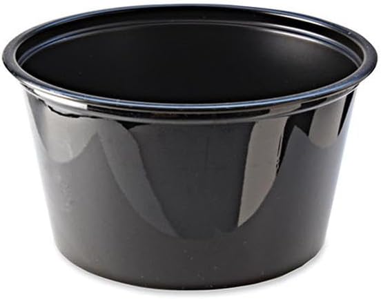 4 oz Portion Cup Black