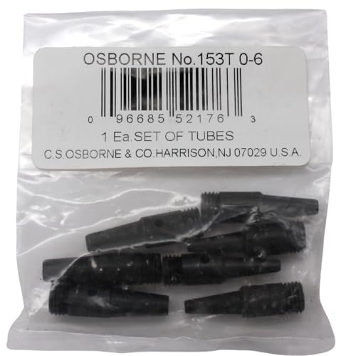 Set of Replacement Tubes #153T 0-6 for C.S. Osborne #153 Spring Punch