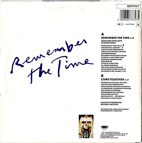Remember the time (1990) / Vinyl single