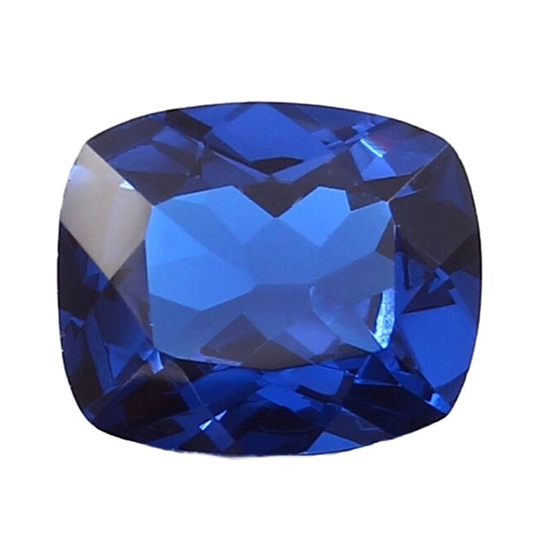 Saphir bleu naturel pour bague et pendentif fait main en DIY