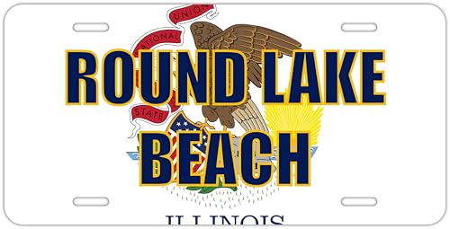 SWAMP SIGNS Round Lake Beach Illinois flag wall metal sign