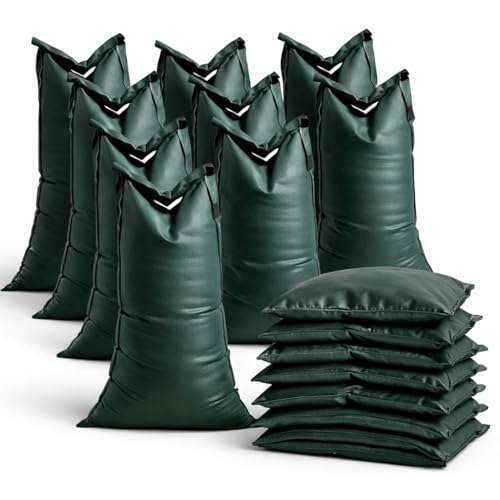 10x Sandsäcke je 40x50 cm mit Schnürband zum Wasserschutz bei Hochwasser ungefüllt - Hochwasserschutz - Sack & Gewebesack (10)