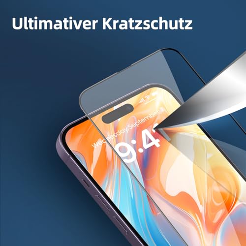 NEW'C Schutzfolie für iPhone 14 Pro Max/14 Plus/13 Pro Max für Panzerglas – Ansicht 6
