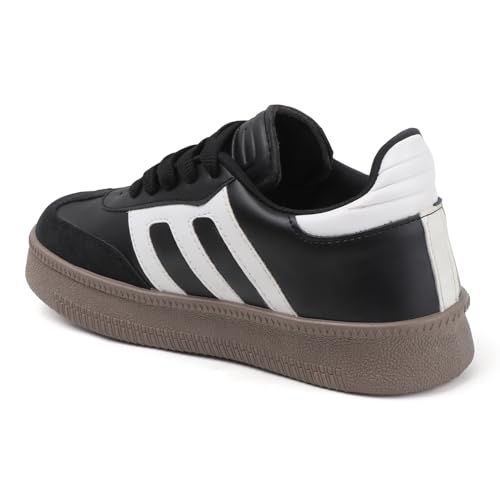 Image of Vendoz Women Sneaker | Cushioned Insole for Comfort | Stylish Lace-Up Design | Lightweigh & Perfect for Casual Outfit for Girls CNV7030