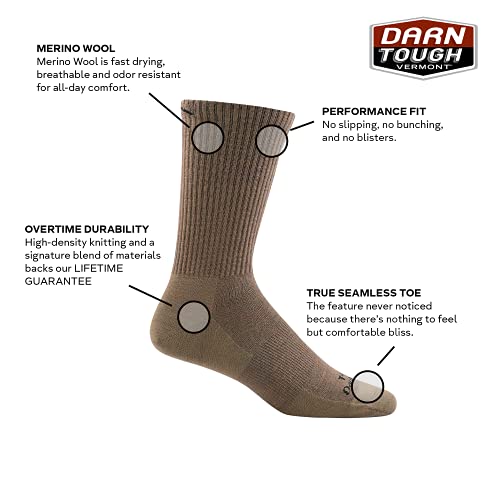 DARN TOUGH Tactical Micro Crew Light Socks (T4018) Unisex2