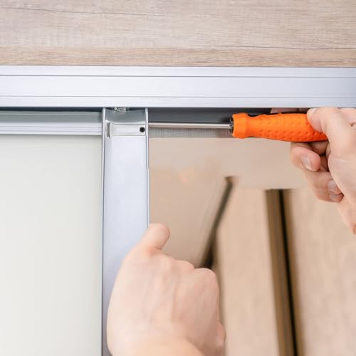 VILLCASE Bifold Closet Door Hardware Kit with Metal Top Pivots Sliding Folding Door Repair Set 2 Pairs miniatura 4