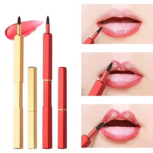 Miniatura 4 de Exquisitos aplicadores profesionales de pinceles de labios, pinceles retráctiles, herramienta de pincel de maquillaje brillante para lápiz labial